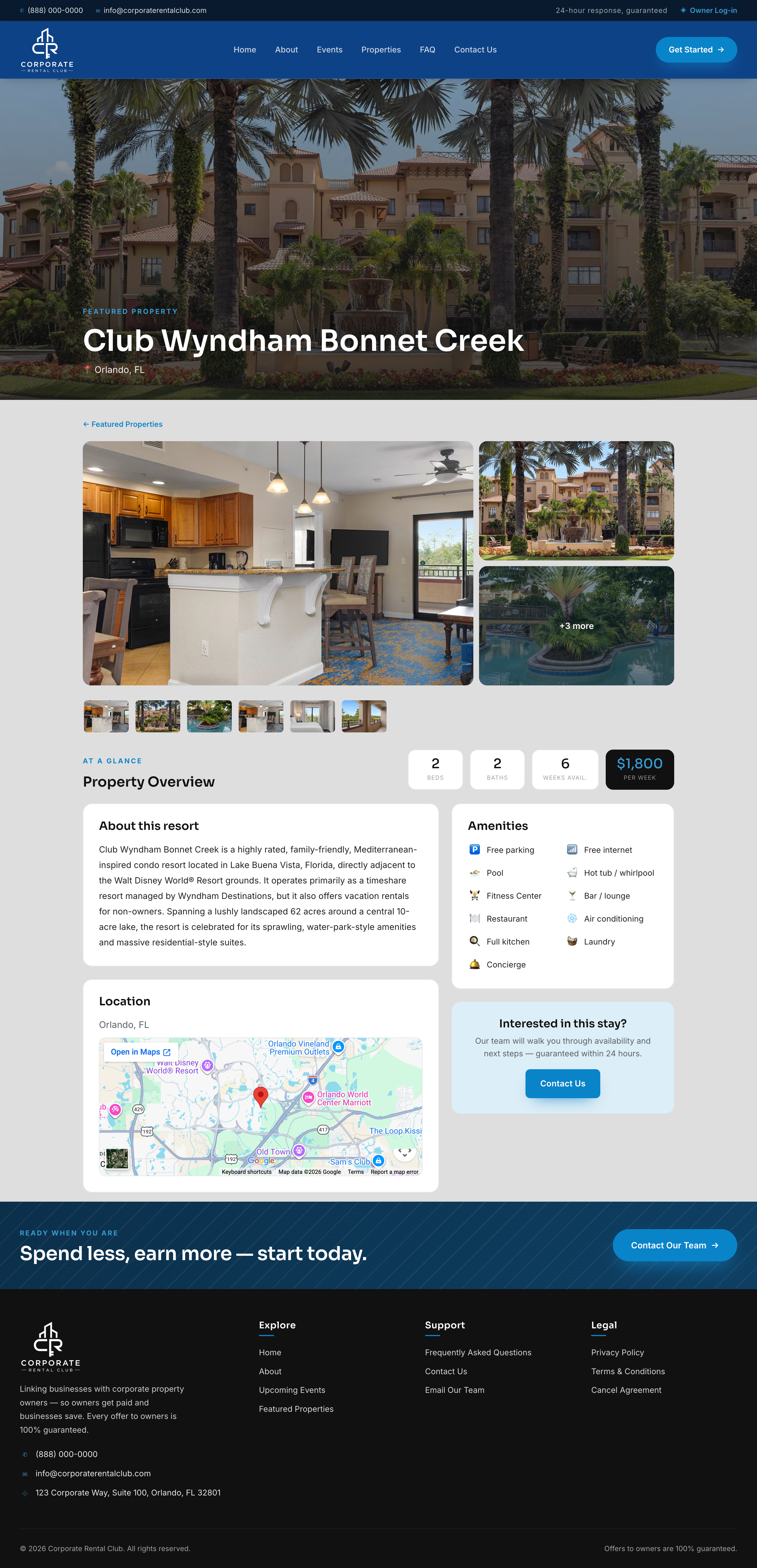 Property profile on laptop